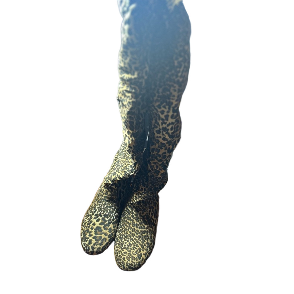 Daily Shoes by JCPenney, Leopard Print Over the Knee Boots